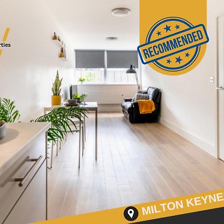 Stylish One-Bedroom Apartment - Free Wi-Fi, 4 Mins From Station, Perfect For Business Stays By Av Hughes Properties Milton Keynes Exterior foto